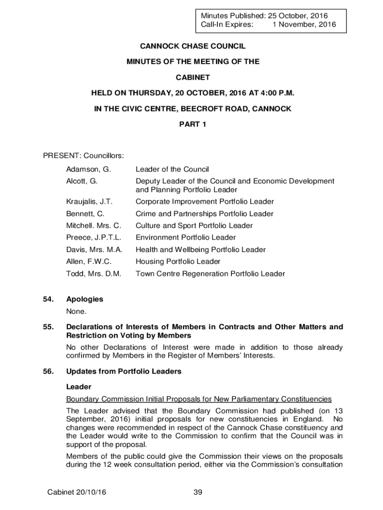 Fillable Online Cannock Chase District Council elections Fax Email