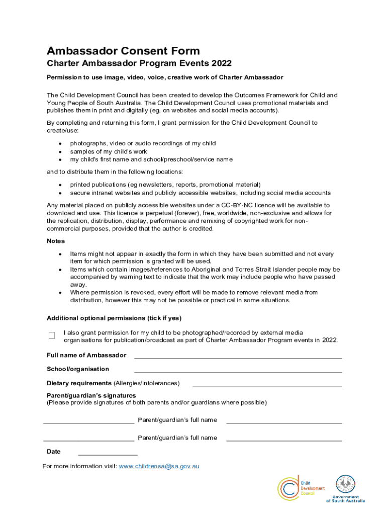 Fillable Online CAP Consent Form Fax Email Print pdfFiller