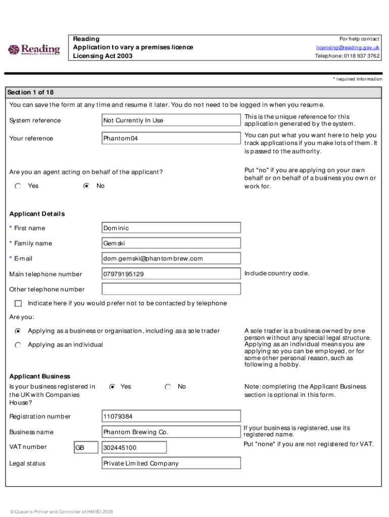 Form preview