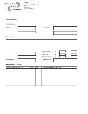 Form preview