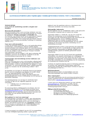 Curaçao Temporary Residence Permit Application