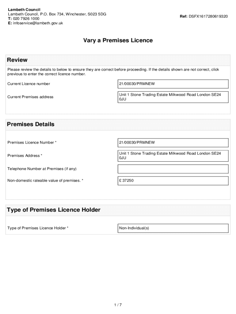 Form preview