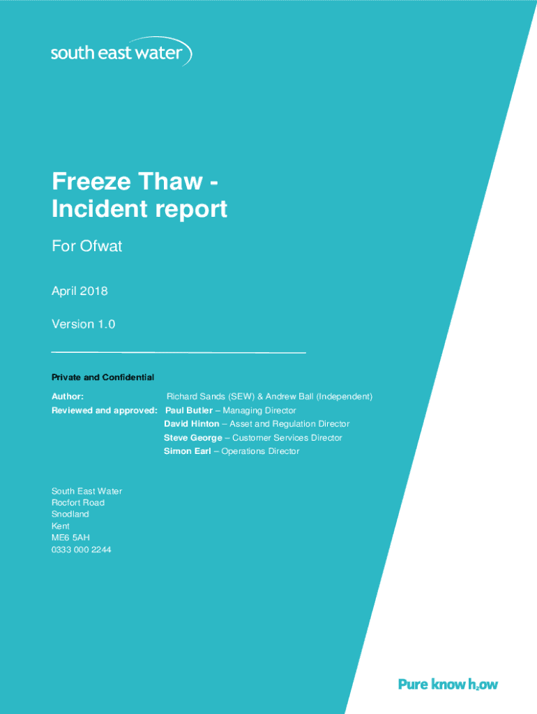 Fillable Online Freeze Thaw - Executive Follow-up Fax Email Print ...