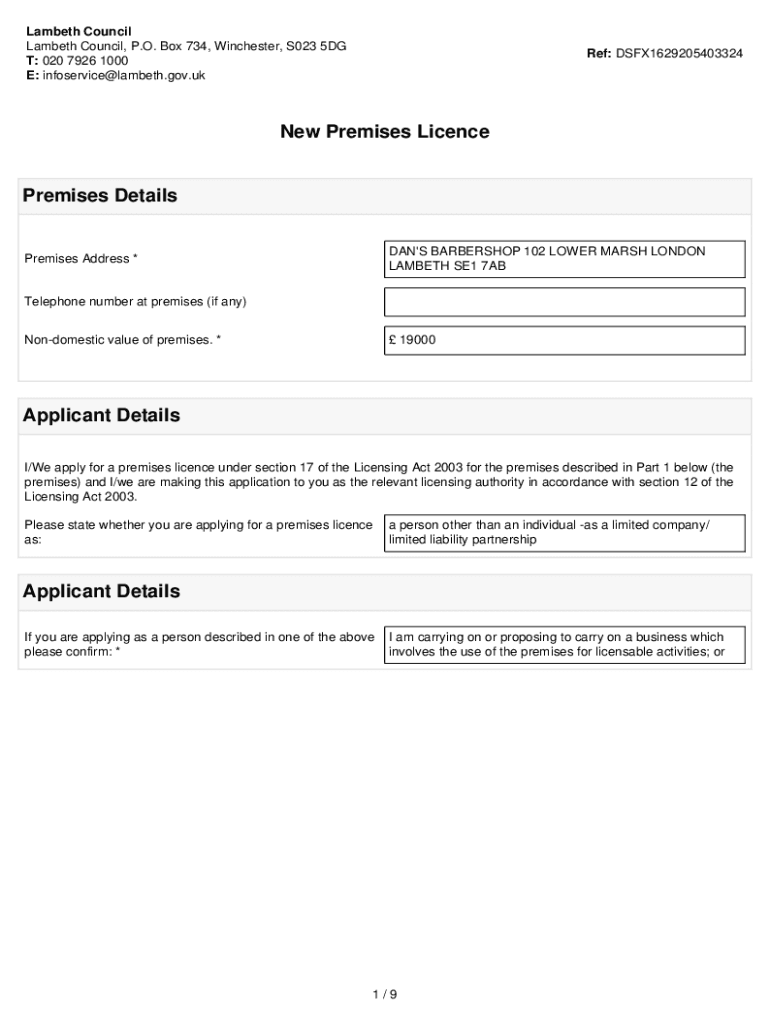 Form preview