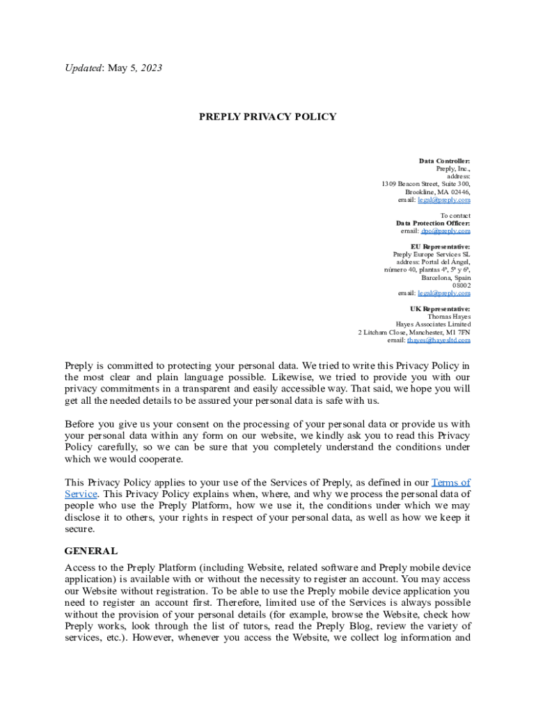 Form preview