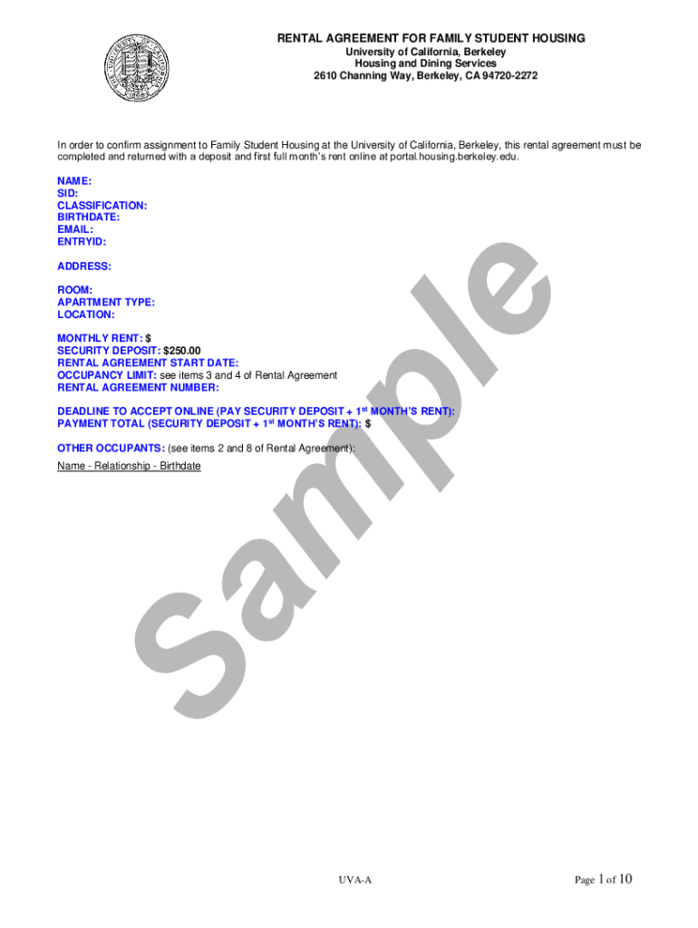 Fillable Online housing berkeley Why hasn't UC Berkeley built more