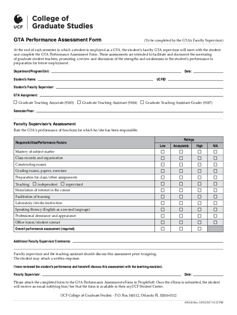 GTA GuidelinesDepartment of Organizational Sciences & Preview on Page 1