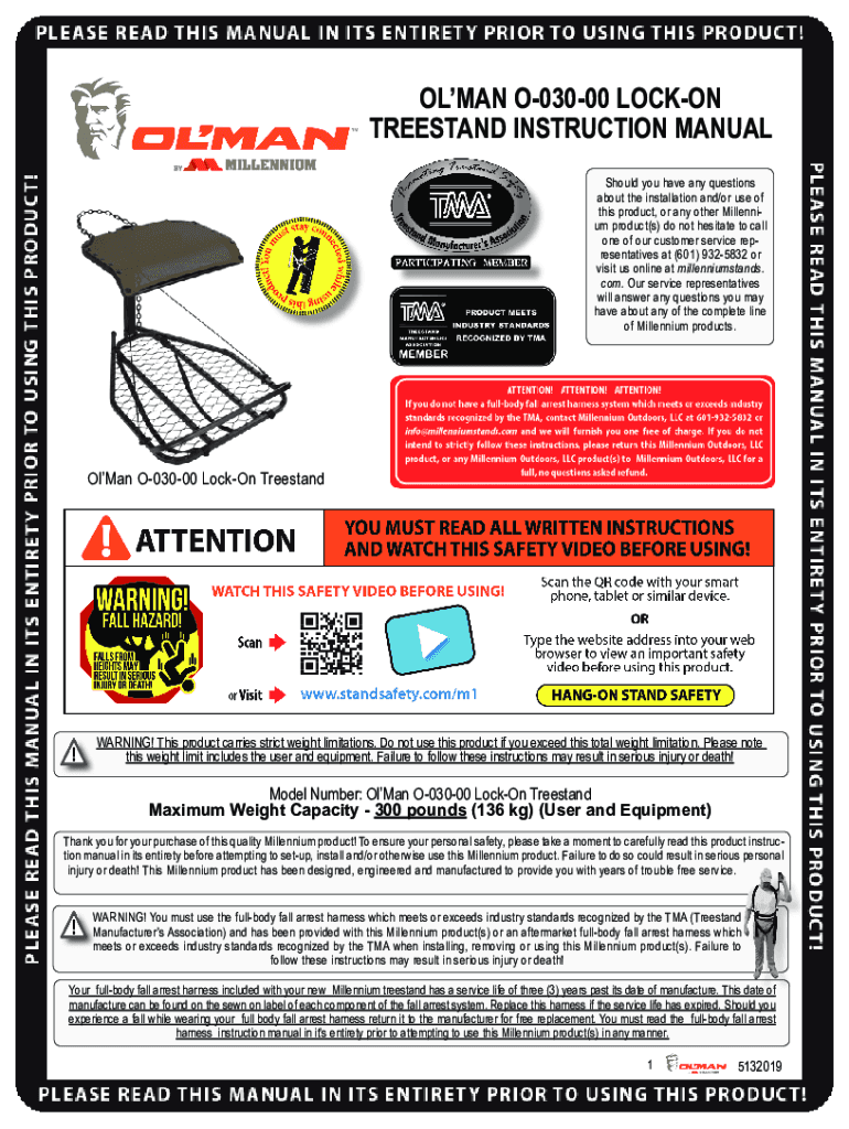 Fillable Online Tree stand platform cables. I dont trust em. Fax Email