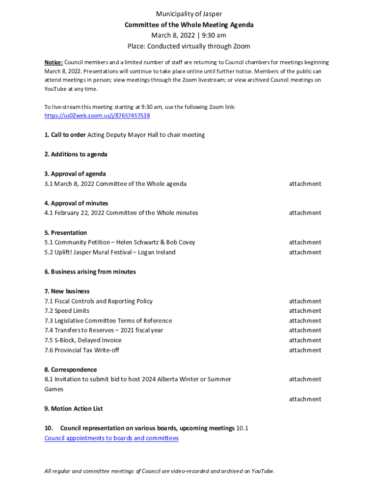 Fillable Online 930 am Jasper Library & Cultural Centre Fax Email Print pdfFiller