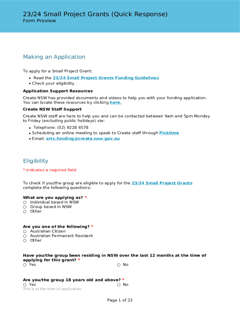 Form preview