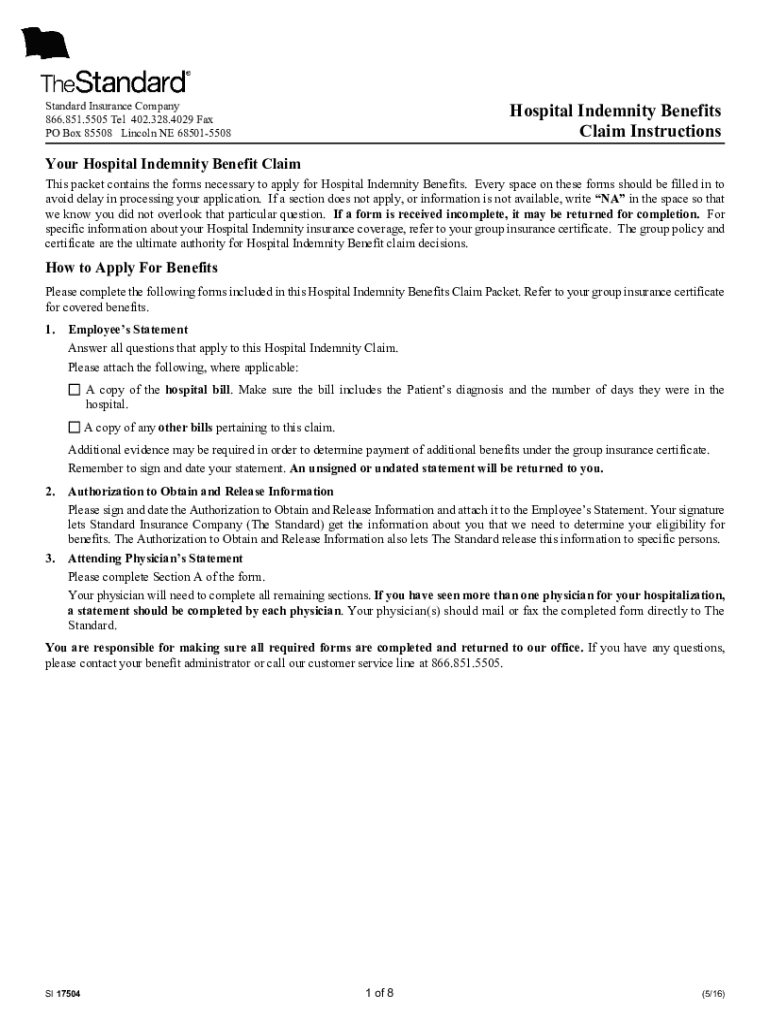 Fillable Online How to submit a MetLife Accident, Hospital Indemnity, or Fax Email Print