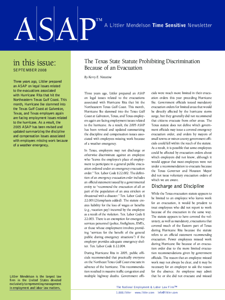 Fillable Online The Texas State Statute Prohibiting Discrimination