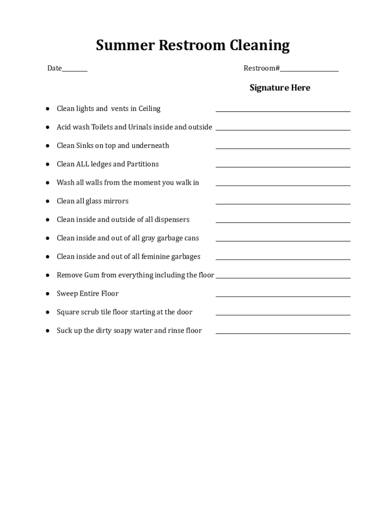 Fillable Online auxiliaryservices jordandistrict Public Restroom