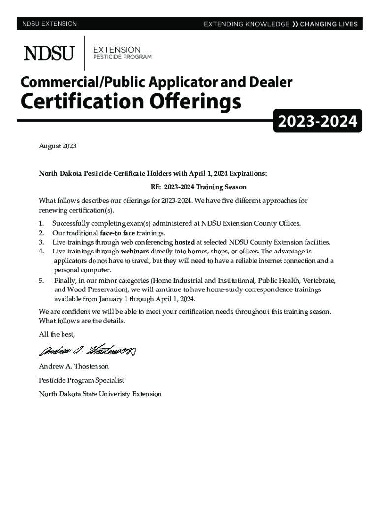 Fillable Online Pesticide Applicator and Dealer Certification Fax Email