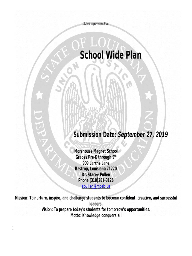 Stacey Pullen School Principal Morehouse School Doc Template