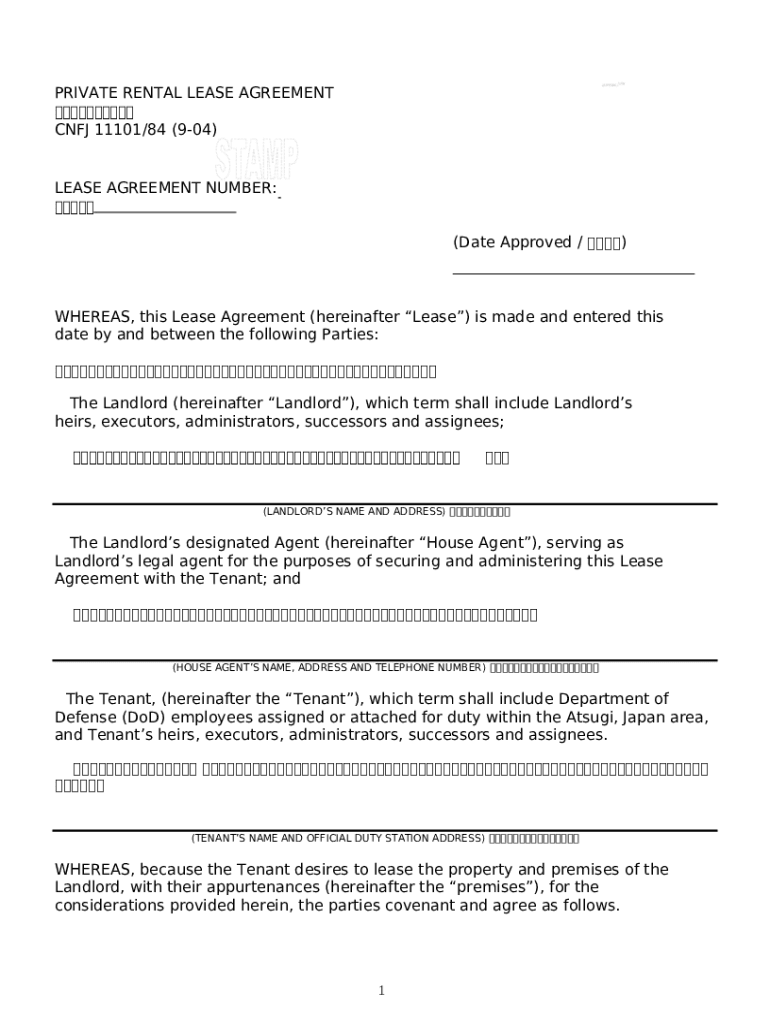 RENTAL AGREEMENT This lease made by and... Doc Template | pdfFiller