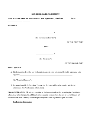 LawDepot's Non-Disclosure Agreement