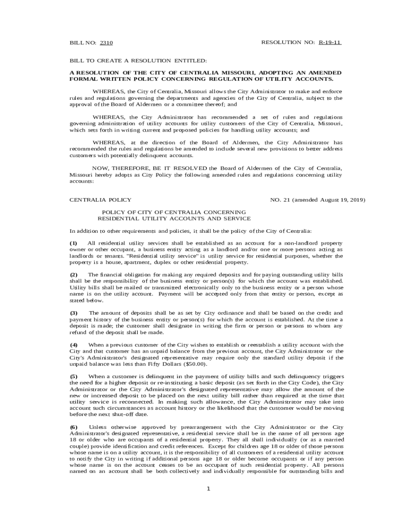 City of Centralia, MO Electrical Code eCode360 Doc Template pdfFiller