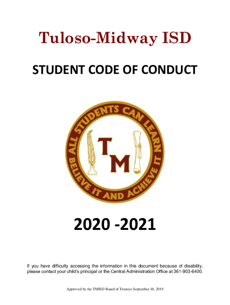 Fillable Online Home TulosoMidway Independent School District Fax