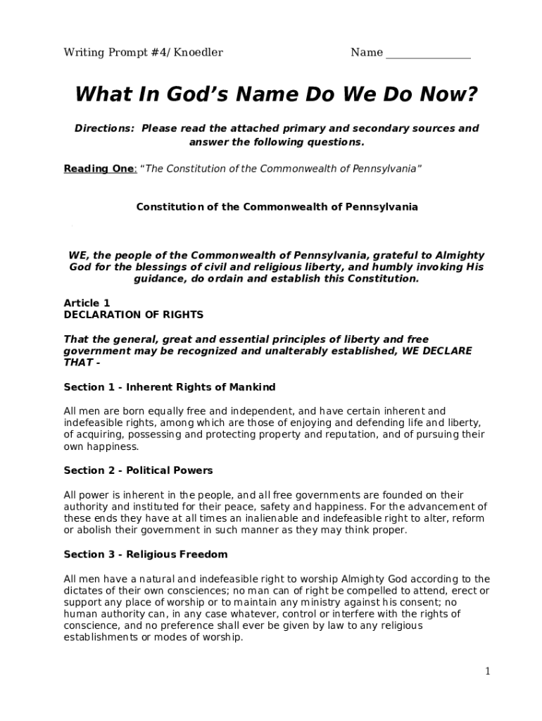 What In God's Name Do We Do Now? Doc Template | pdfFiller