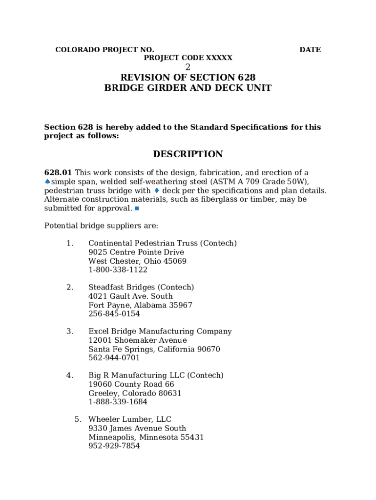 department of transportation road and bridge specifications Doc