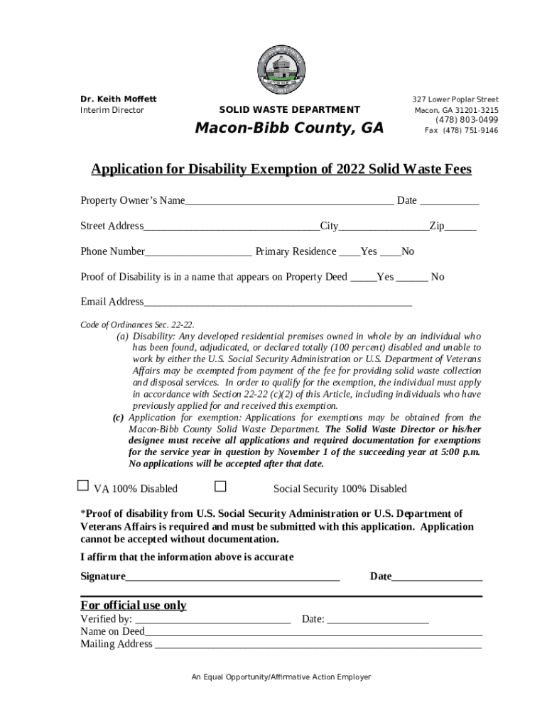 affidavit and application for exemption from Doc Template | pdfFiller