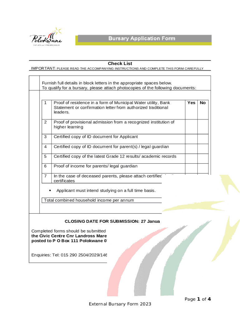 Undergraduate Scholarships Application ... Doc Template | pdfFiller