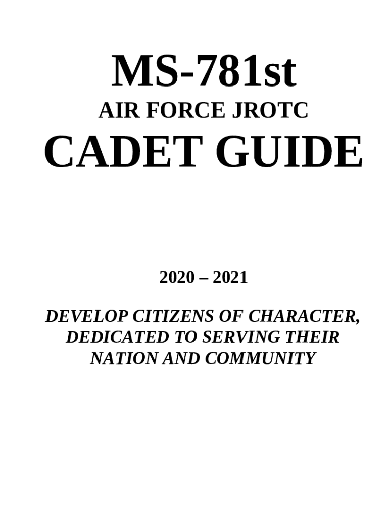 Air Force JROTC cadets take oath at Biloxi High Doc Template pdfFiller