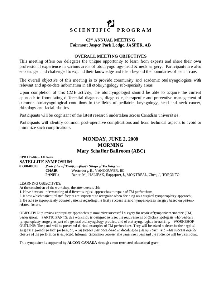 Fairmont Jasper Park Lodge Doc Template | pdfFiller