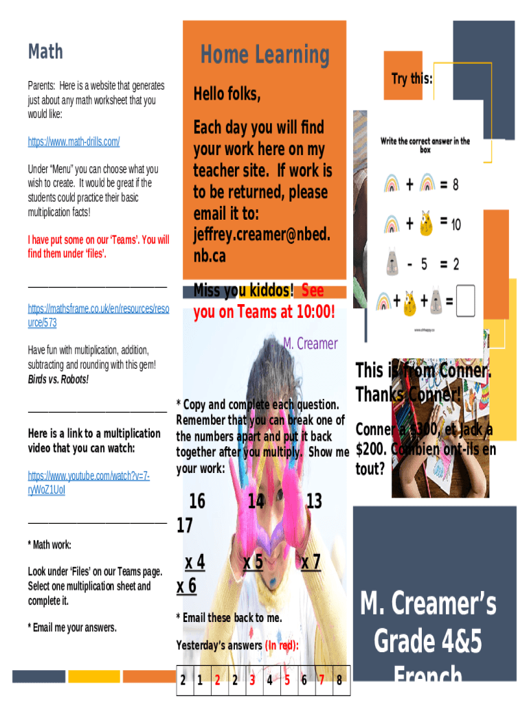 Ditch Those Math Worksheets. The Case for Teaching Real ... Doc ...