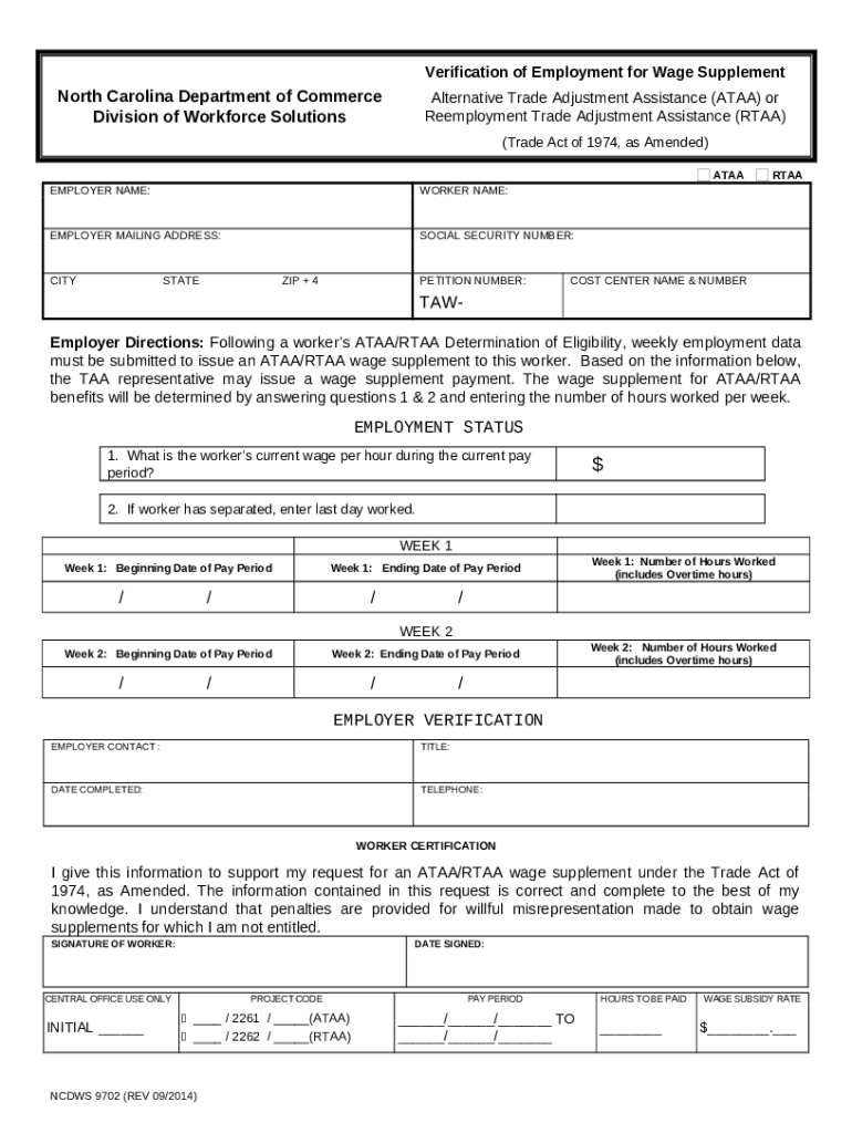 Department of Labor TRADE ACT MANUAL June Doc Template