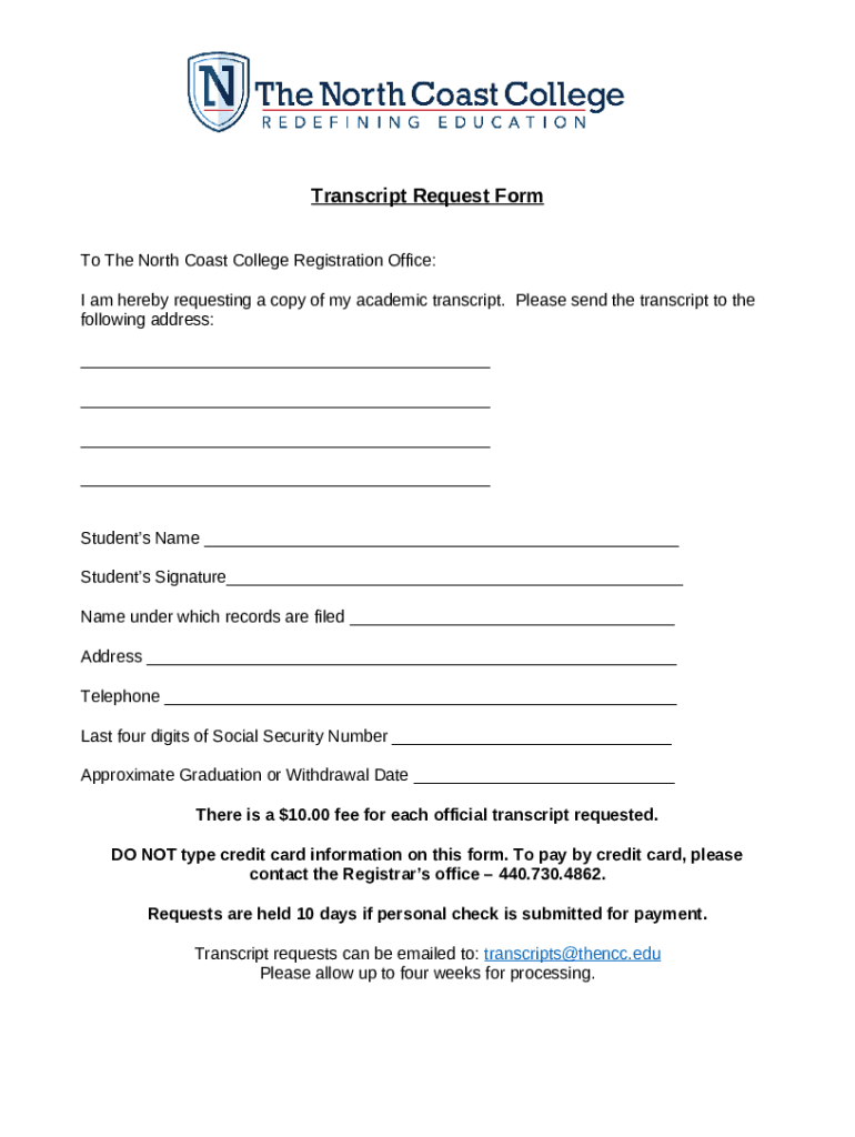 What are transcripts, and how do you get ... Doc Template | pdfFiller