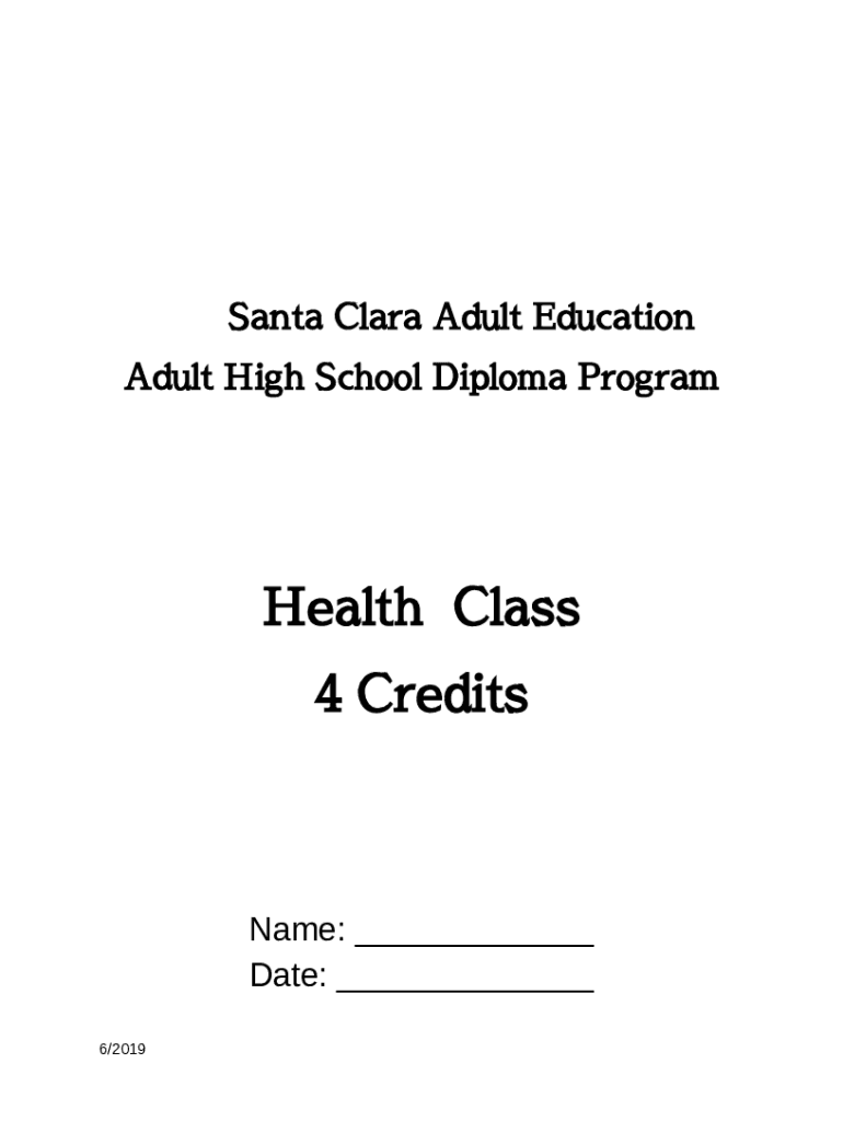 High School Diploma & High School Equivalency Programs Doc Template pdfFiller