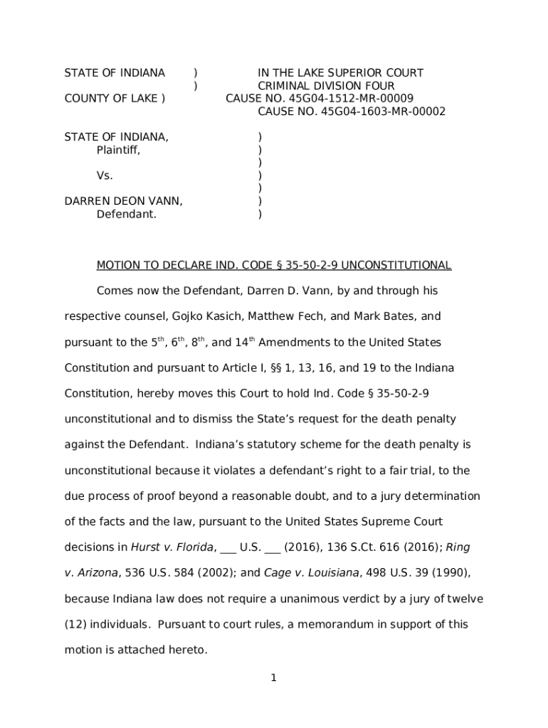 Suspected Indiana Serial Killer Charged in Second Death secure in Doc Template pdfFiller