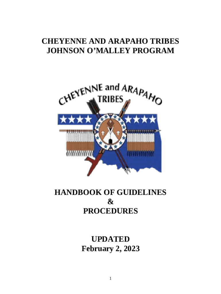 Cheyenne and Arapaho Tribes Johnson O'Malley Program Doc Template