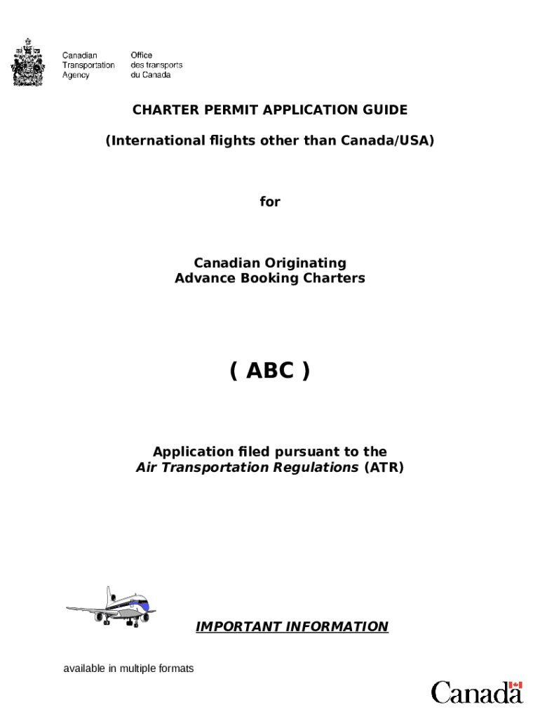 Online Charter Permit Application Guide Doc Template pdfFiller