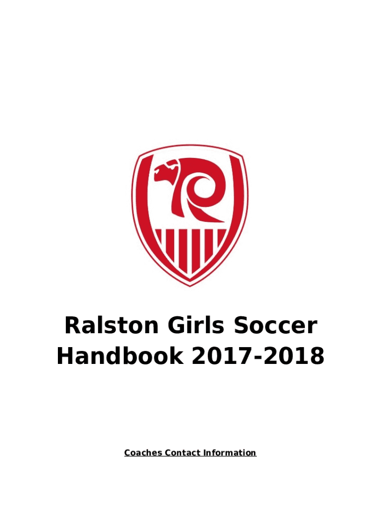 Girls' Soccer Ralston High School Doc Template pdfFiller