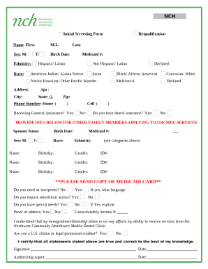 Wisconsin Medicaid for the Elderly, Blind, or Disabled Doc Template | pdfFiller