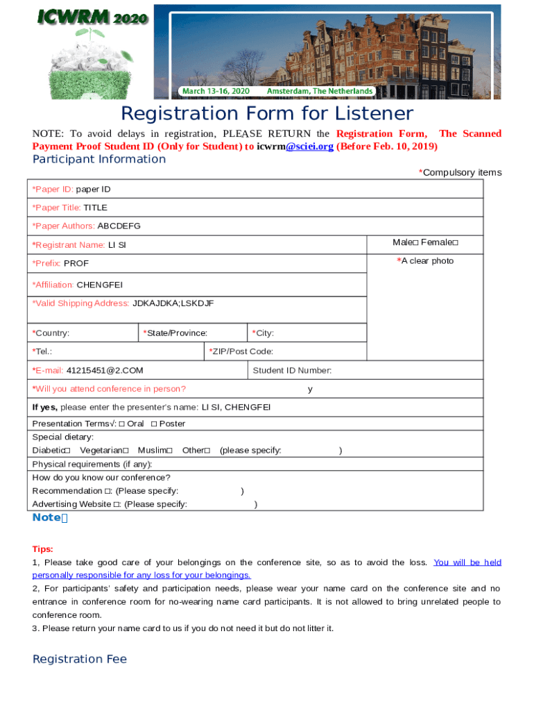 Form preview