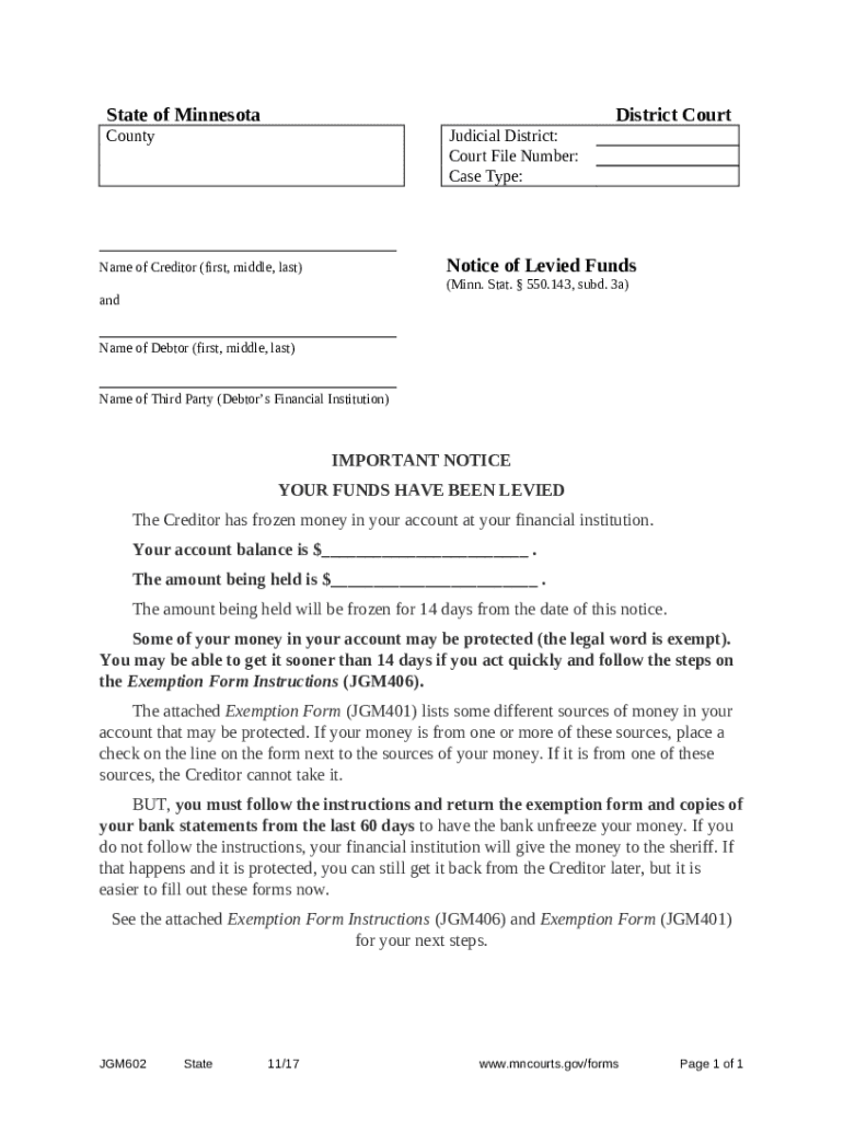 Exemption instructions minn stat doc template pdffiller