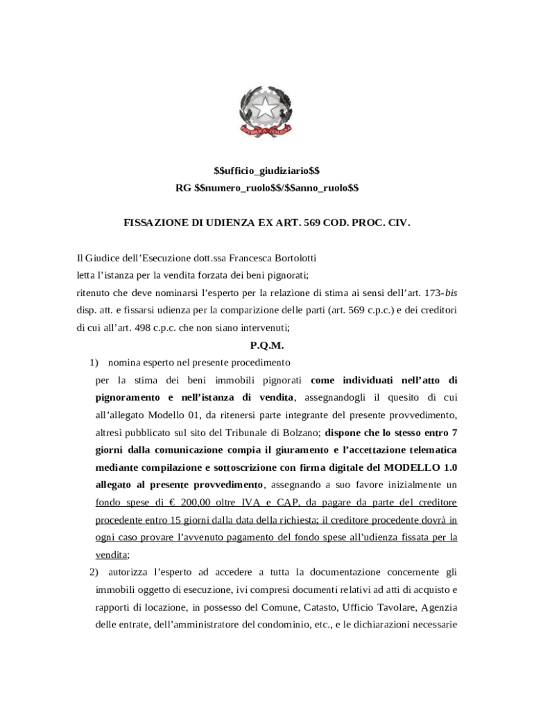 Modello Per La Fissazione Dell udienza Ex Art 569 Cpc Doc Template modello-per-la-fissazione-dell-udienza-ex-art-569-cpc-doc-template