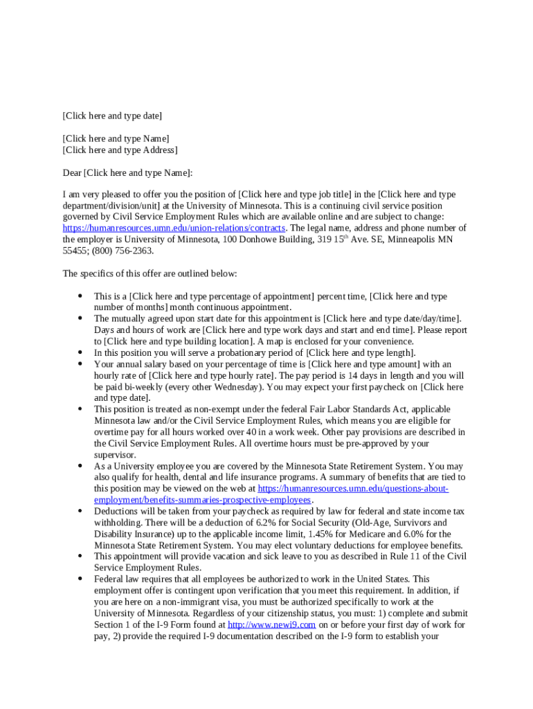 This is a continuing civil service position governed by Civil Service