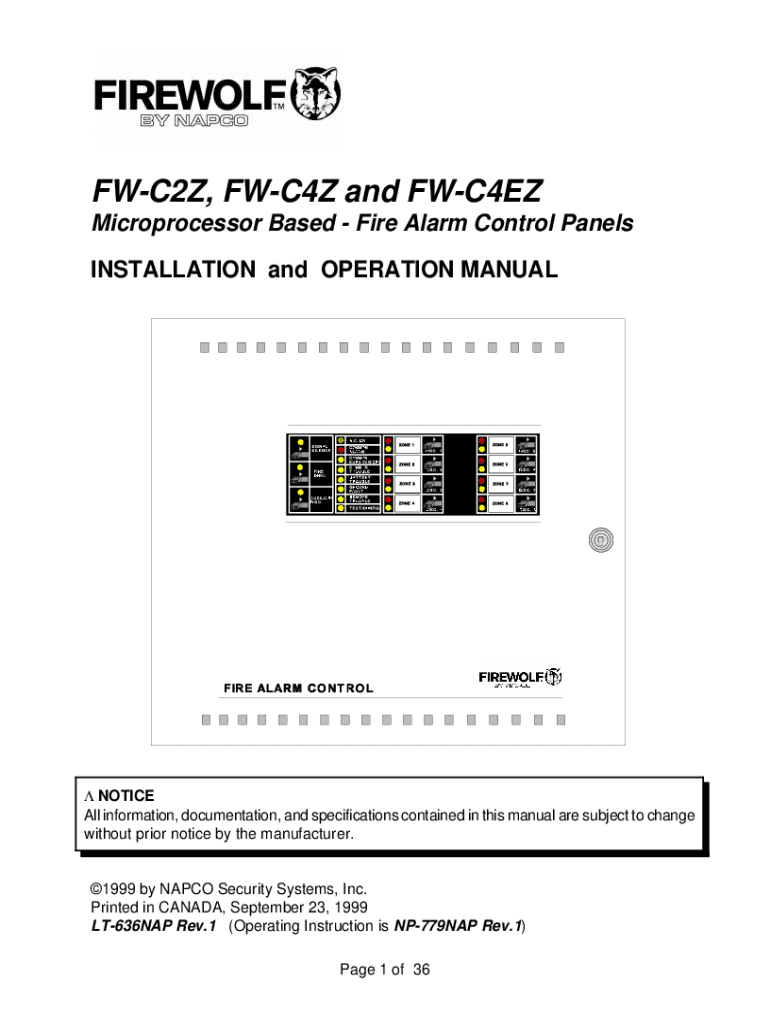 Fillable Online EN54 & ISO 7240 2 8 Zone Conventional Fire Control
