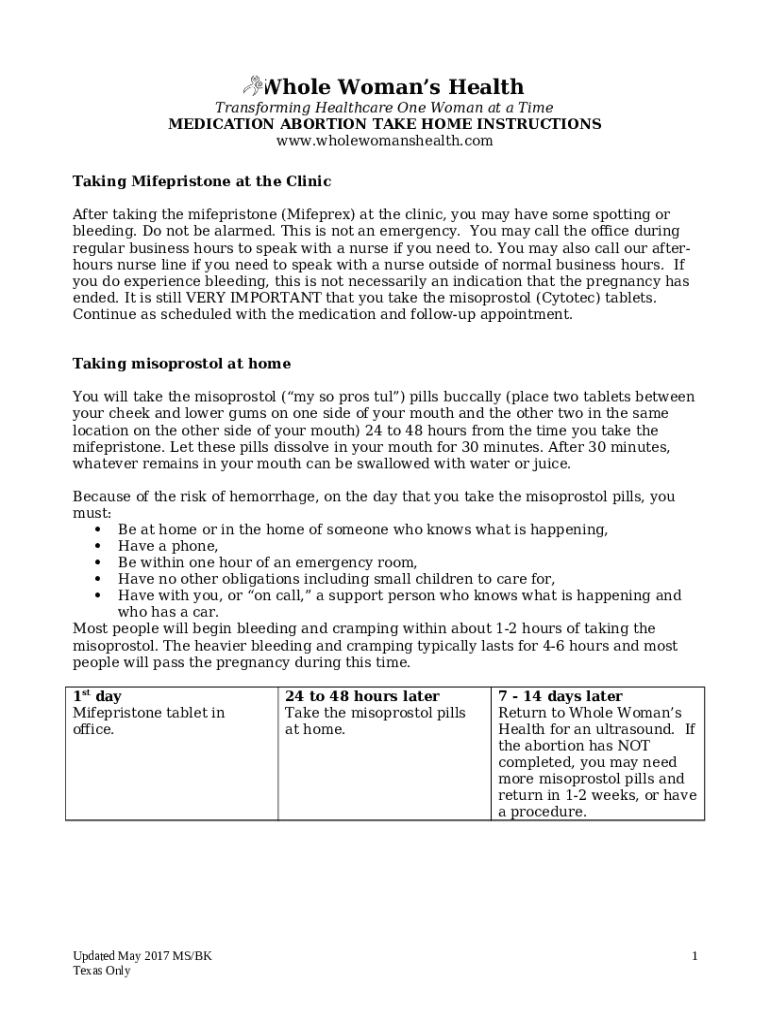 Whole Woman's Health All. v. United States Food & Drug Doc Template