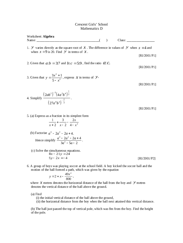 Factoring And Solving Quadratic Equations Worksheet Doc Template