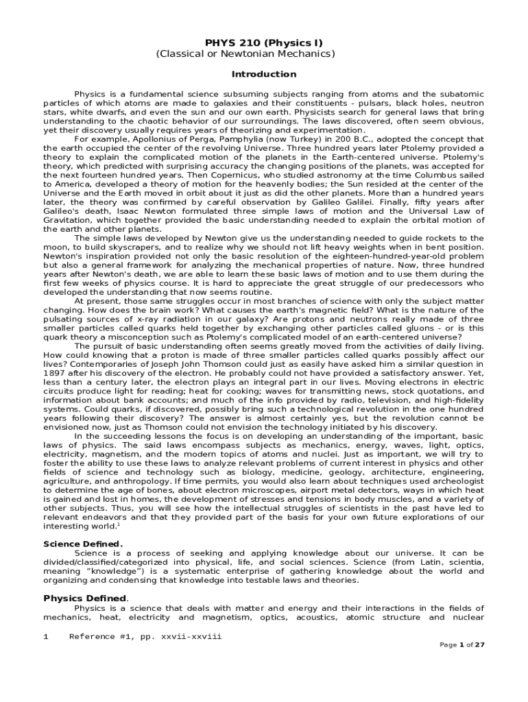 Physics Course Catalog Eagle Service American University Doc