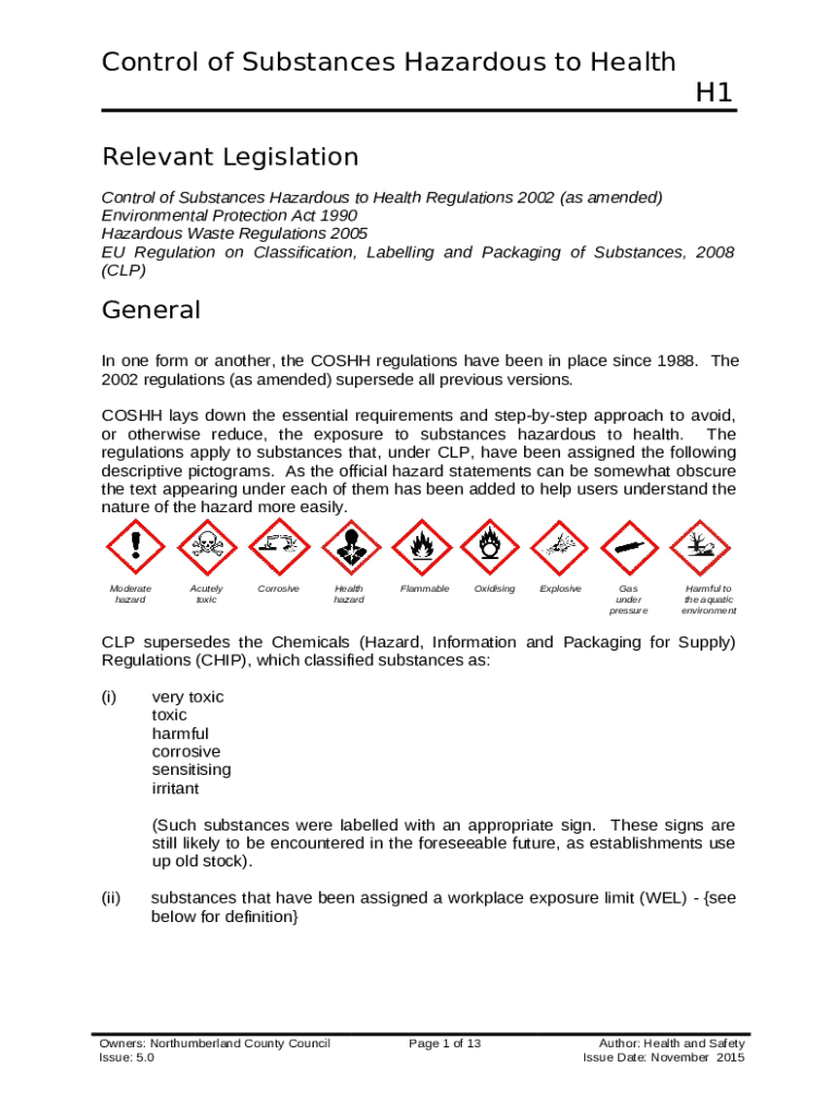 Waste and hazardous substance regulations in the United Doc Template pdfFiller