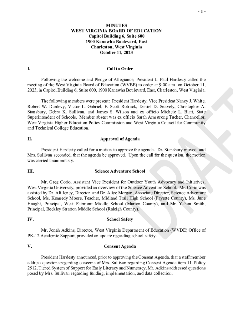 Fillable Online wvde state wv W.Va. Department of Education releases ...