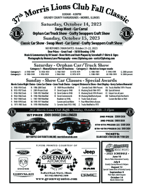 Daily ProgramGrundy County Fairgrounds of Morris, IL