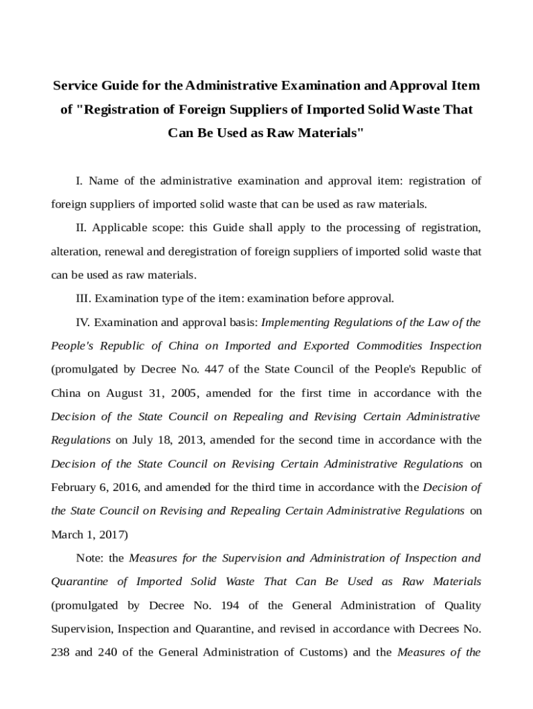 Certificate of Registration of Foreign Suppliers of Imported ... Doc ...
